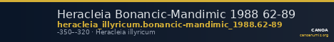 Heracleia Bonancic-Mandimic 1988 62-89 — CANOA