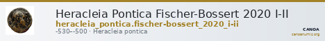 Heracleia Pontica Fischer-Bossert 2020 I-II — CANOA