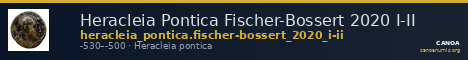 Heracleia Pontica Fischer-Bossert 2020 I-II — CANOA