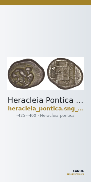 Heracleia Pontica SNG BM Black Sea 1566 — CANOA