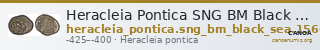 Heracleia Pontica SNG BM Black Sea 1566 — CANOA