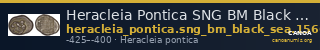 Heracleia Pontica SNG BM Black Sea 1566 — CANOA