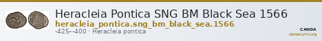 Heracleia Pontica SNG BM Black Sea 1566 — CANOA