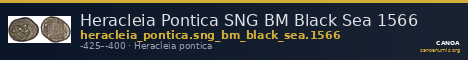 Heracleia Pontica SNG BM Black Sea 1566 — CANOA