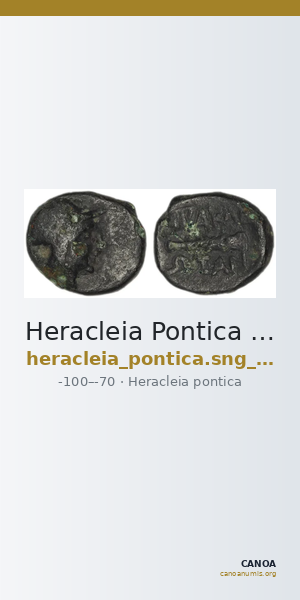 Heracleia Pontica SNG BM Black Sea 1638 — CANOA