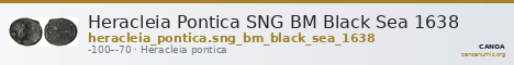 Heracleia Pontica SNG BM Black Sea 1638 — CANOA