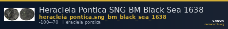 Heracleia Pontica SNG BM Black Sea 1638 — CANOA