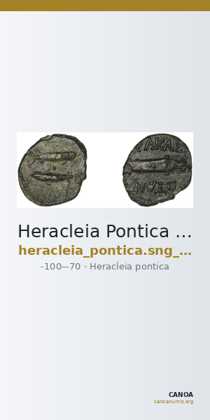 Heracleia Pontica SNG BM Black Sea 1639 — CANOA