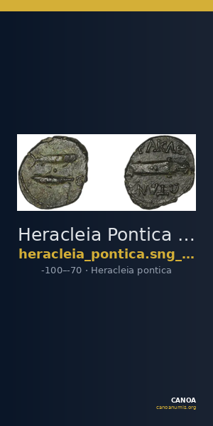 Heracleia Pontica SNG BM Black Sea 1639 — CANOA
