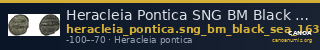 Heracleia Pontica SNG BM Black Sea 1639 — CANOA