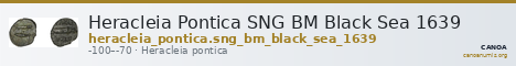 Heracleia Pontica SNG BM Black Sea 1639 — CANOA