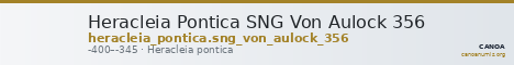 Heracleia Pontica SNG Von Aulock 356 — CANOA