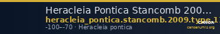 Heracleia Pontica Stancomb 2009 Type 11a — CANOA