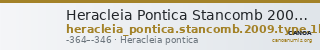 Heracleia Pontica Stancomb 2009 Type 1b — CANOA