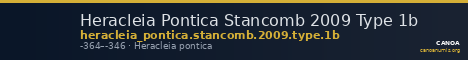 Heracleia Pontica Stancomb 2009 Type 1b — CANOA