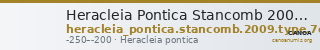 Heracleia Pontica Stancomb 2009 Type 7c — CANOA