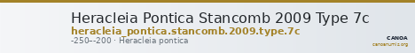 Heracleia Pontica Stancomb 2009 Type 7c — CANOA