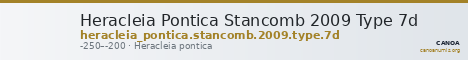 Heracleia Pontica Stancomb 2009 Type 7d — CANOA