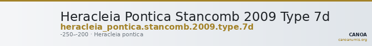 Heracleia Pontica Stancomb 2009 Type 7d — CANOA