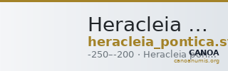 Heracleia Pontica Stancomb 2009 Type 8 — CANOA