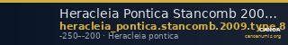 Heracleia Pontica Stancomb 2009 Type 8 — CANOA
