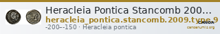 Heracleia Pontica Stancomb 2009 Type 9a — CANOA