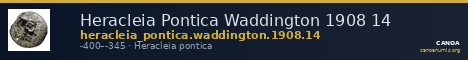 Heracleia Pontica Waddington 1908 14 — CANOA