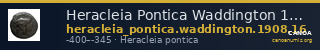 Heracleia Pontica Waddington 1908 16 — CANOA