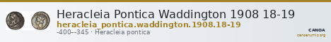 Heracleia Pontica Waddington 1908 18-19 — CANOA