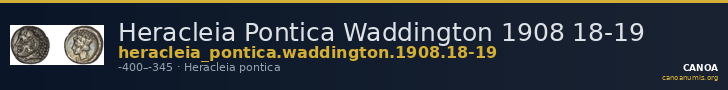 Heracleia Pontica Waddington 1908 18-19 — CANOA
