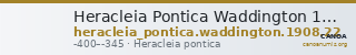 Heracleia Pontica Waddington 1908 22 — CANOA