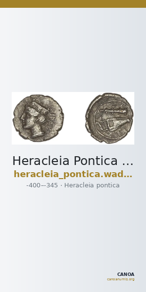 Heracleia Pontica Waddington 1908 25-7 — CANOA