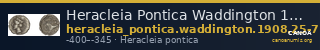 Heracleia Pontica Waddington 1908 25-7 — CANOA