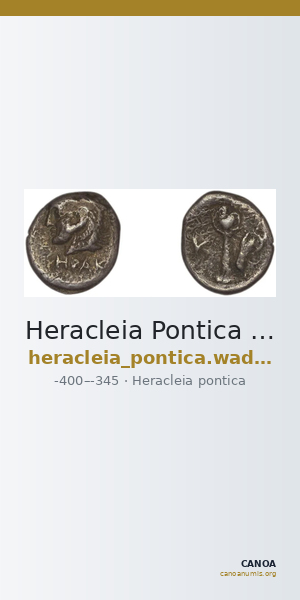 Heracleia Pontica Waddington 1908 29-30 — CANOA