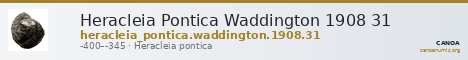 Heracleia Pontica Waddington 1908 31 — CANOA