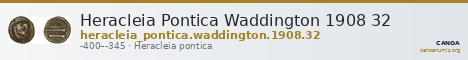 Heracleia Pontica Waddington 1908 32 — CANOA