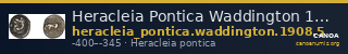 Heracleia Pontica Waddington 1908 5 — CANOA