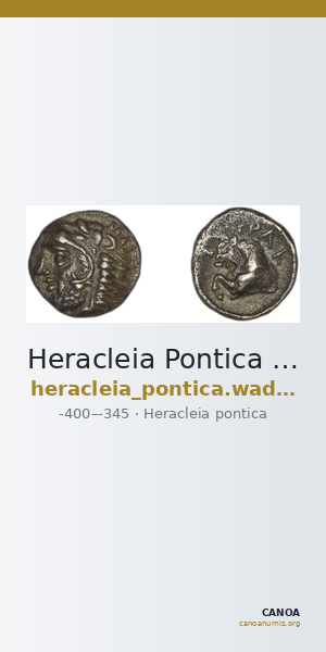Heracleia Pontica Waddington 1908 6 — CANOA