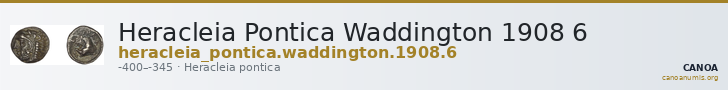 Heracleia Pontica Waddington 1908 6 — CANOA