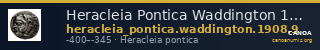 Heracleia Pontica Waddington 1908 9 — CANOA