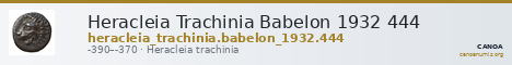 Heracleia Trachinia Babelon 1932 444 — CANOA