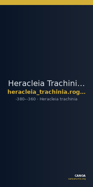 Heracleia Trachinia Rogers 1932 253-256 — CANOA