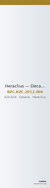 Heraclius — Decanummium (Catania, 623–624) — CANOA