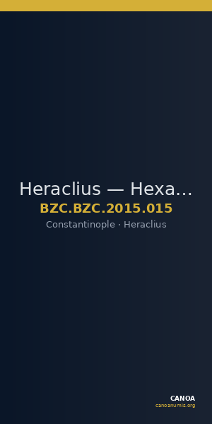 Heraclius — Hexagram (Constantinople) — CANOA