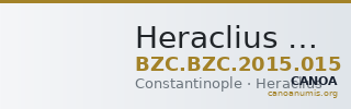 Heraclius — Hexagram (Constantinople) — CANOA
