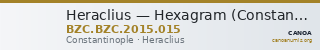 Heraclius — Hexagram (Constantinople) — CANOA