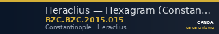 Heraclius — Hexagram (Constantinople) — CANOA