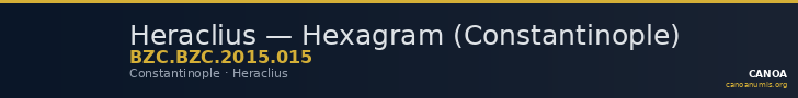 Heraclius — Hexagram (Constantinople) — CANOA