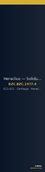 Heraclius — Solidus (Carthage) — CANOA