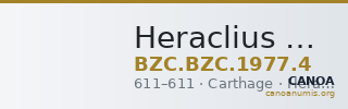 Heraclius — Solidus (Carthage) — CANOA
